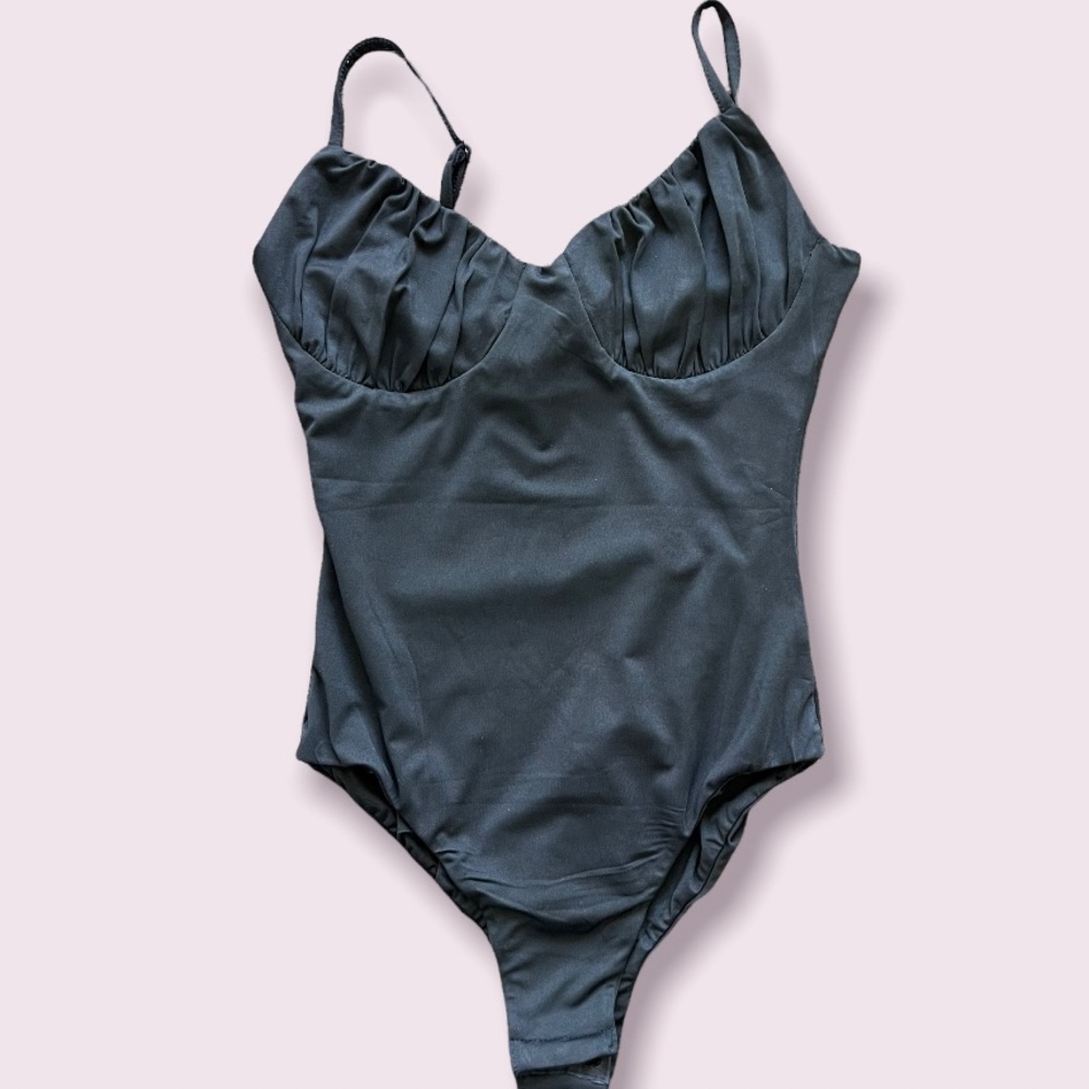 Princess Polly Levey Bodysuit in Black